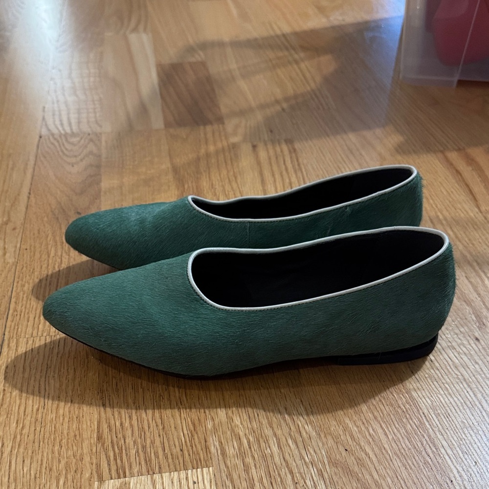 Camper Green Women's Flats